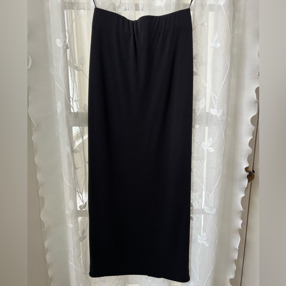 Revolve Black Maxi Pencil Skirt